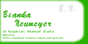 bianka neumeyer business card